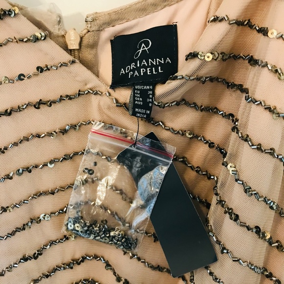 Adrianna Papell Embellished Blouson Gown - Picture 2 of 3